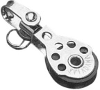 Mikro-Einfachblock m.Schäkel 6x25