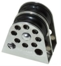 Vertikaler Umlenkblock, doppelt  f. Leinen 8 mm