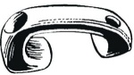 Leitöse aus Nylon, schwarz