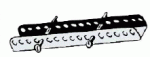 VA-Stahl Mastspur, u-förmig 150 mm