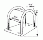 Baumbeschlag Niro 110 mm