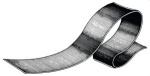 Profilleiste 60x2 mm schwarz