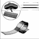 Profilleiste 90x2 mm schwarz
