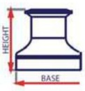 Winde Abdeckung, standard 133 x 137 mm blau