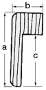 Teakprofil f.71.042.00