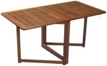 Teakholz-Klapptisch 78x145x70 cm