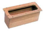 Teak-Einbaukasten 450x190x190 mm