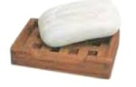Teakholz-Seifenschale 120x80x25 mm
