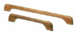 Teakholz-Handtuchhalter 350x60x25 mm
