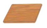 Teak-Schneidbrett 200x275mm