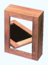 Teakholz-Arzneischrank 375x275x112 mm