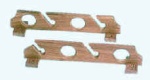Teakholz-Angelrutenhalter f.4Ruten