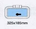 LUKE O.FLANSCH 325X185MM, R 30