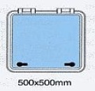 LUKE O.FLANSCH 500X500MM, R 30