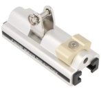 GENUASCHLITTEN 25 MM M. GELENKST. U. ARRET. SILBER