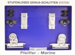 STUFENLOSE GENUASCHLITTENSYSTEME Gr. II FÜR 25 X 4 SCHI