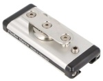 G2 ENDSTÜCK MIT UMLENKROLLE, SILBER