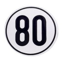 Schild 80 km/h