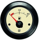 Vetus Treibstoff-Anzeige 12/24V beige