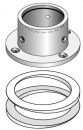 Deckshalterung mit O-Ring für Radarmast