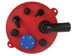 Nuova Rade Inspektionsdeckel für Kraftstofftank rot