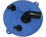 Nuova Rade Inspektionsdeckel für Wassertank blau