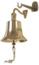 Schiffsglocke Messing Antik 1888