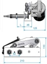 Scheibenwischermotor W38 12V 40mm
