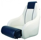 Steuerstuhl Oceanic Weiss/Blau