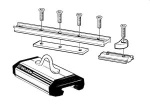 RCB22 Ausholer-Satz mit 2x 2,3m Schiene, Nutsteinen und