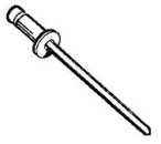 Popniete Monel ø3,2 x 10,2mm