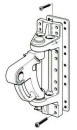 Mastbeschlag 275x70mm fuer Rodkicker