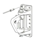 Mastbeschlag 179x63mm fuer Rodkicker
