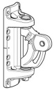 Mastbeschlag 242 x 81mm für Rodkick 30 / C-Mastprofil