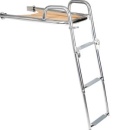 Bugplattform Comfort mit 3-stufiger Leiter, L=650mm, B=