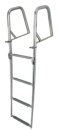Badeleiter. L=1420mm - eingeklappt 554mm, B=390mm, D=25