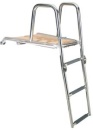 Bugplattform Comfort mit 3-stufiger Leiter, L=700mm, B=