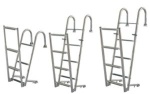 Badeleiter, ausklappbar, L=1520mm, L1=770mm, L2=770mm,