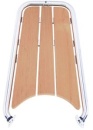 Bugplattform SHAPE, Teak, L = 675mm B = 385mm, Rohr D =