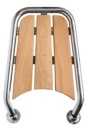 Bugplattform Classic Teak L=550mm, B=360mm, Rohr D=32mm