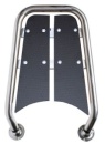 Bugplattform Classic Blackline L=550mm, B=360mm, Rohr D