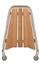 Bugplattform Classic Teak, L=700mm, B=480mm, Roh D=32mm