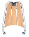 Bugplattform POWER, Teak, L = 550mm B = 360mm, Rohr D =