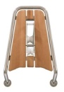 Bugplattform Classic Teak, L=750mm, B=480mm, Roh D=32mm