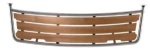 Heckplattform Serie 35, Teak, B=1550mm, H=410mm, Rohr D
