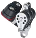 Micro Block dreifach mit Hundsfott und Klemme