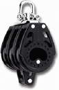 29 mm Carbo Dreifach-Block mit Hundsfott und Wirbel