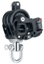 60mm Element Block, dreifach mit Klemme und Hundsfott