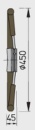 Vetus Steuerrad KS45Z, Polyuhretan, schwarz, 45cm