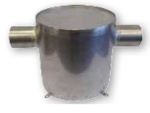 NIRO Wassersammler, Vertikal, Schlauchanschluß Ø60mm,